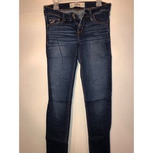 Dark blue Hollister skinny jeans